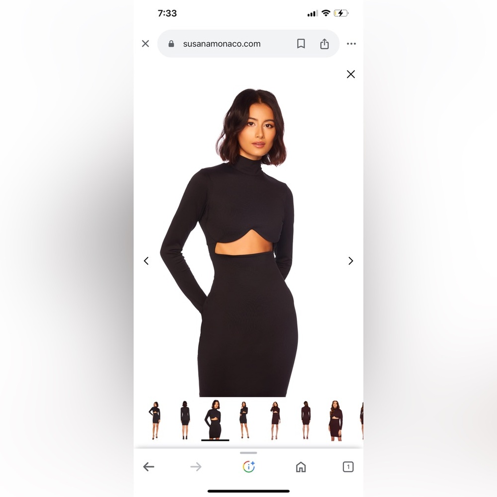 Susana Monaco Black Dress